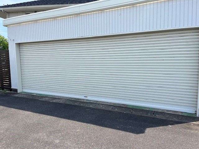 愛知県知立市　シャッターのモーター取替工事　文化シャッター重量シャッター